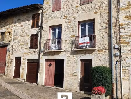 maison en pierre mitoyenne de 107 m² à treffort centre