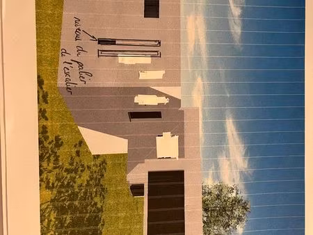 ⸻ maison contemporaine 180 m² en cours de construction – vue dégagée & piscine