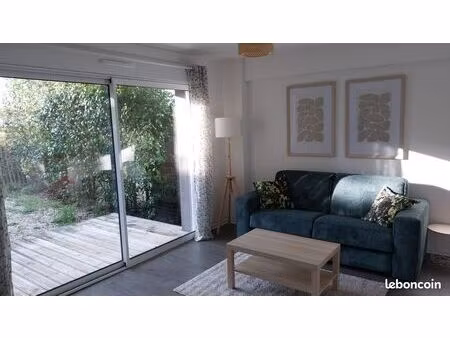 studio récent 28 34 m² avec jardin – les minimes / tasdon