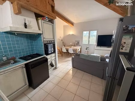 idéal retraité ou sénior t4 etage + jardin dans villa  piscine communee