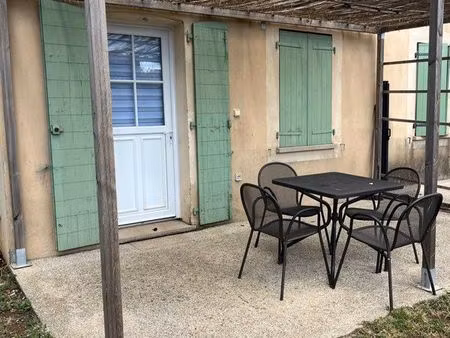 t2 meuble terrasse eau+elec inclus