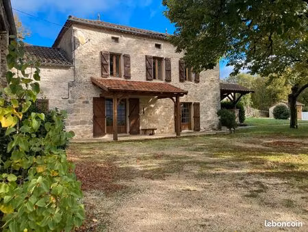 maison ancienne avec grand terrain et piscine