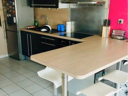 beau duplex t3 meublé aux minimes 60m2 au dernier étage (avec ascenseur)