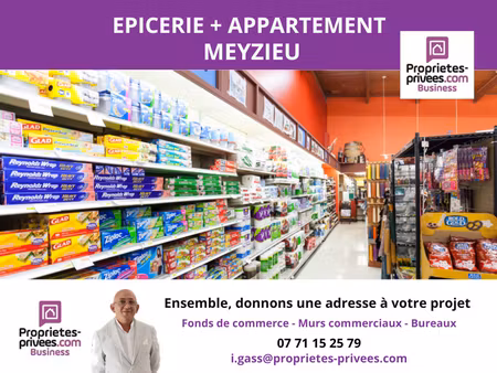 69330 meyzieu - alimentation  epicerie avec logement