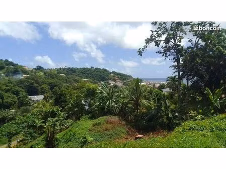 terrain constructible 2400m2 vue mer