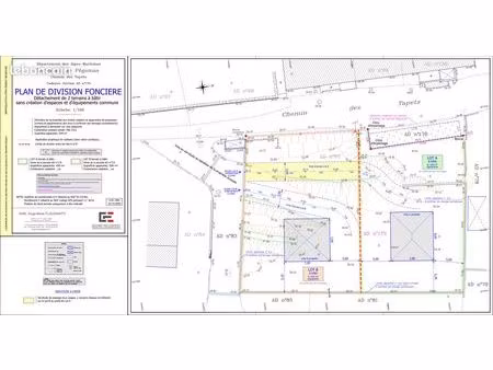 à vendre – terrain de 504 m² à pégomas – quartier résidentiel très calme