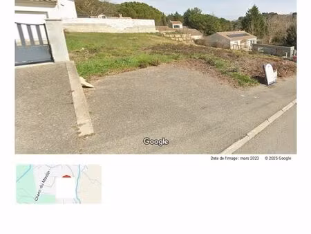 terrain constructible 550 m²