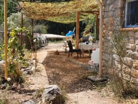 vends terrain de loisir gorbio avec cabanon en pierre cadastré