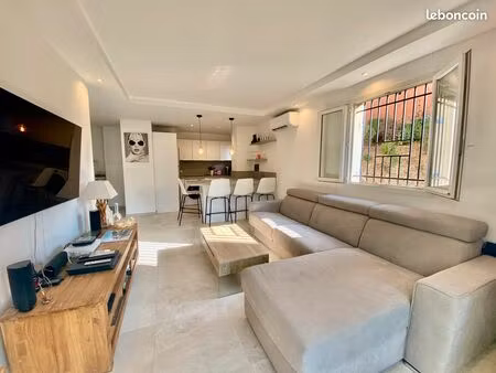 mougins le haut – 2 pièces meublé 42 m² – parking boxé