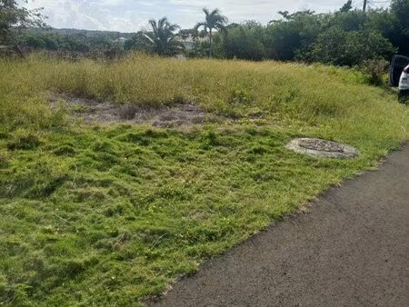 terrain viabilisé 903 m² – lotissement calme – anse-bertrand