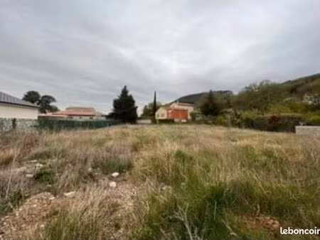 rare à la vente : terrain constructible de 969 m² – rochemaure (07)