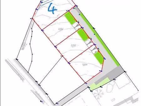 terrain constructible .parcelle viabilisé