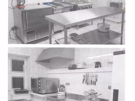 opportunité rare local commercial 140m² - restaurant tout équipé et clé en main