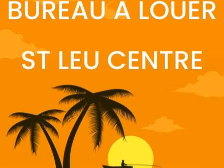 location bureau/local saint-leu centre - disponible mars 2026