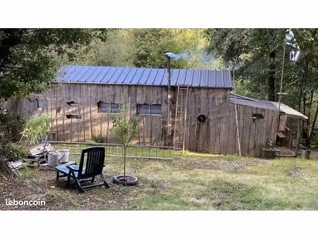terrain boisé 7000m2 avec source « refuge lpo »« natura 2000 » en val de creuse