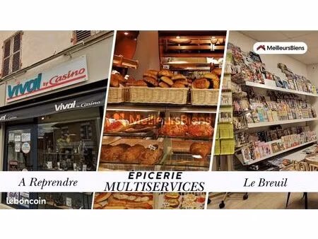 commerce alimentation 250 m²