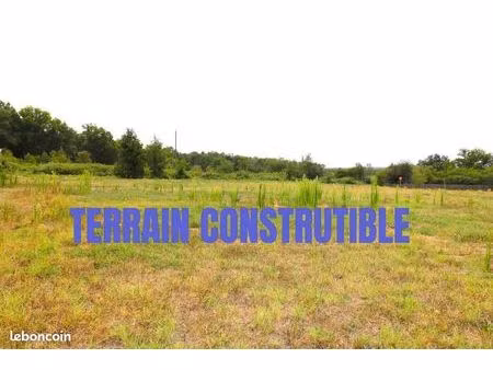 terrain 1 500 m² casteljaloux