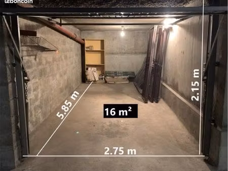 garage box 16m2 annecy st michel