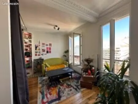 studio lumineux 30m2 rue des fêtes paris 19