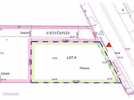 terrain 330 m² belin beliet