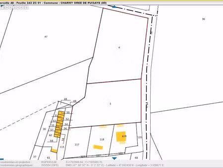 terrain boisé 8530 m2