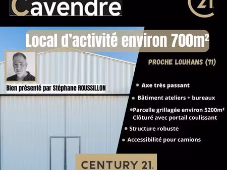 local 700 m² louhans