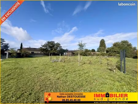 terrain 1 031 m² podensac