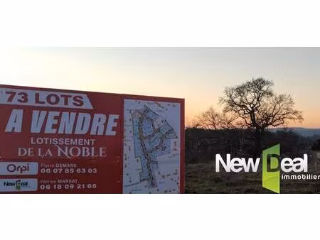 terrain constructible viabilisé à vendre