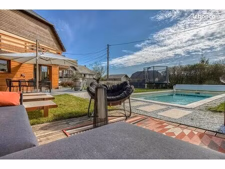 ferme mitoyenne de caractère avec piscine – 174m2 – calme absolu – la balme-de-sillingy (7