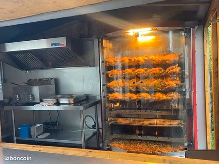 bon rôtisserie dans un chalet tout équipée