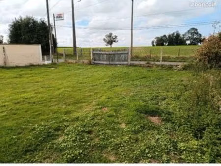 terrain viabilisé et constructible