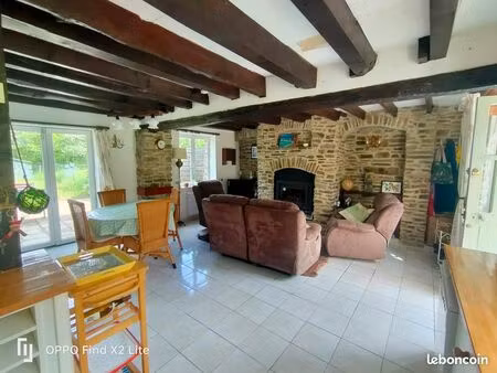 maison t4 en pierre du pays + terrain de 2000 m2