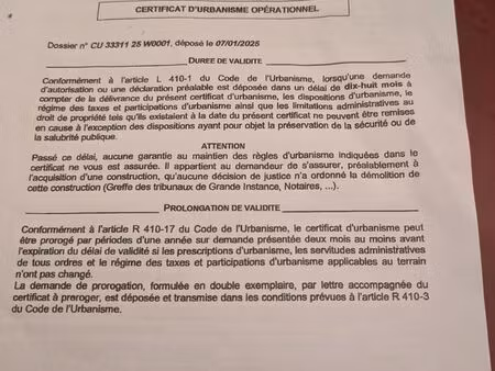 terrain avec cuo paillet