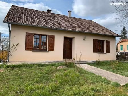 maison de plain-pied sur sous-sol budelière 10 minutes montluçon