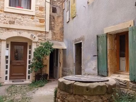 petite maison en pierres à restaurer à cruzy