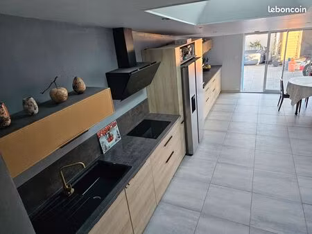 maison familiale 5 pièces – 120 m² – terrasse  jardin & cave