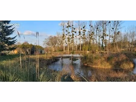 étang de 1600m2 sur parcelle de 6769m2