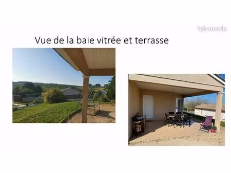 ideal famille : maison lumineuse  terrain clos et terrasse plein sud sur les vignes