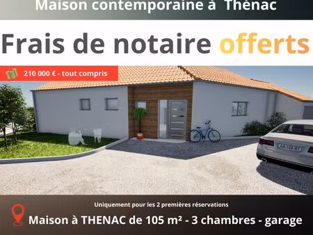 maison 105 m² 3 chambres