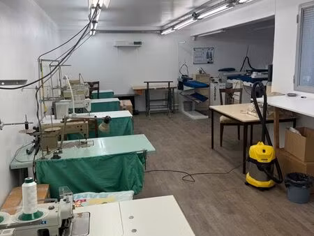 local commercial - idéal atelier de textile - 160m² - le raincy