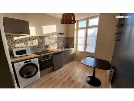 f2 meublé de charme - vue loire 48m2 + parking sécurisé