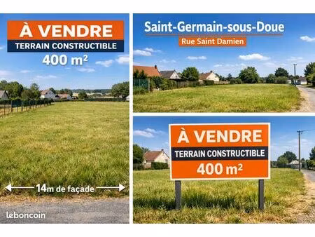terrain 400m2 st-germain-sous-doue