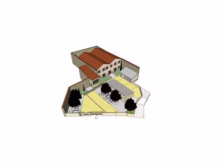 immeuble a renover avec projet de 8 appartements