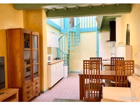 duplex f2 65m2 meublé - 600e charges comprises - villedieu