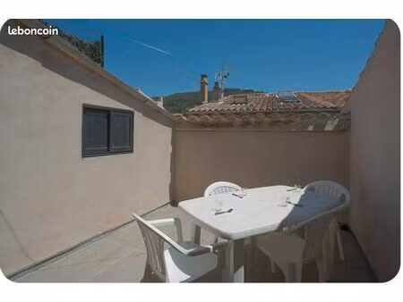 t2 centre - meublé- toit terrasse clim wifi