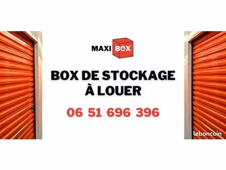 box stockage / garage 3m²