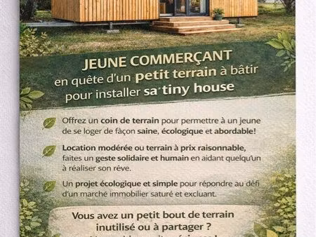 recherche terrain loisir/agricole/constructible 900m2 minimum