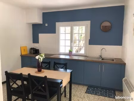 extra muros avignon  maison de plain-pied  meublée