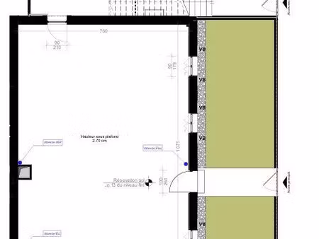 local d'activité 80 m²