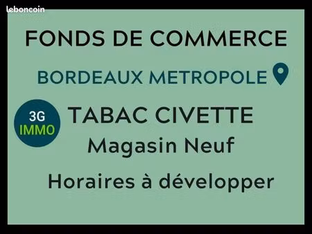 fonds de commerce tabac 44 m²